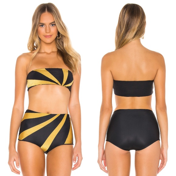 TM Rio de Janeiro Other - ✨NWT TM Rio de Janeiro Black & Gold Sunset Bikini✨